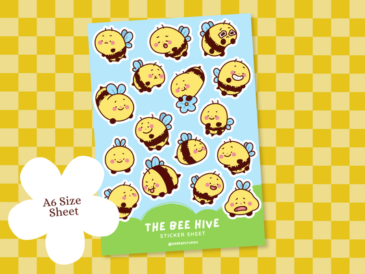 The Bee Hive Sticker Sheet