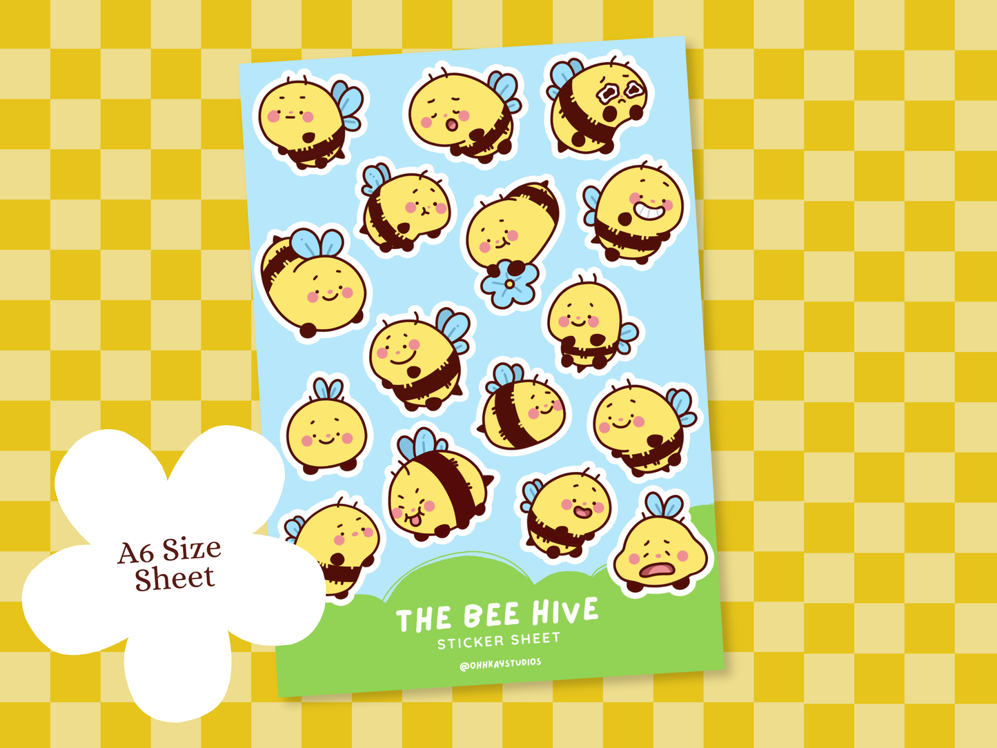 The Bee Hive Sticker Sheet