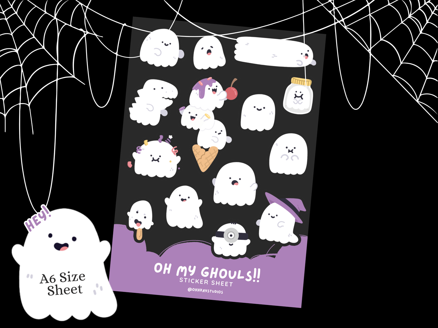 Oh My Ghouls!! Sticker Sheet