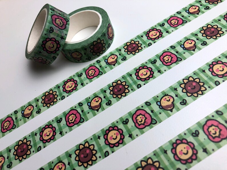 Bloomer Buddies Flower Washi Tape