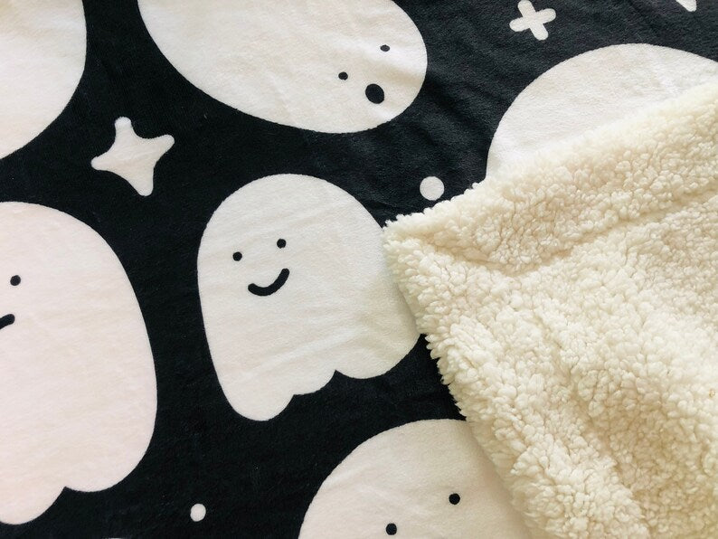 Spooky Ghosts Soft Fuzzy Blanket