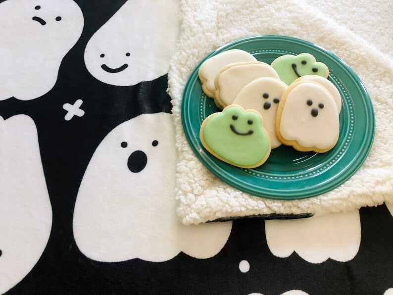 Spooky Ghosts Soft Fuzzy Blanket