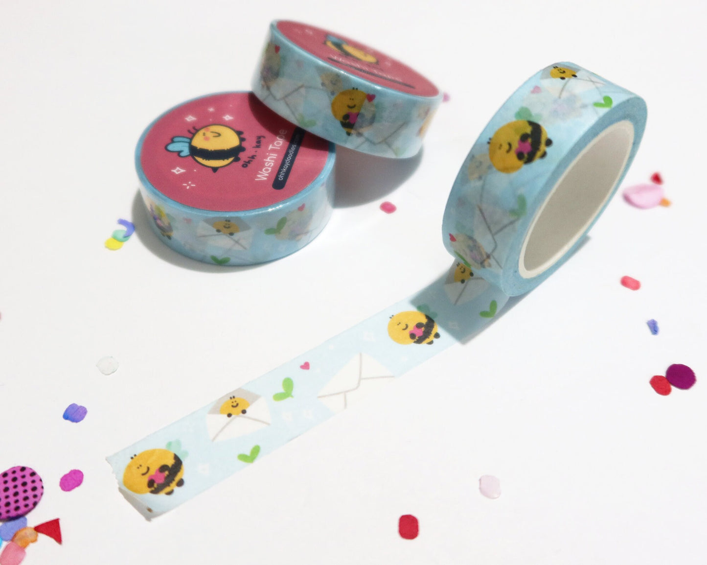 Happy Mail Bee Washi Tape