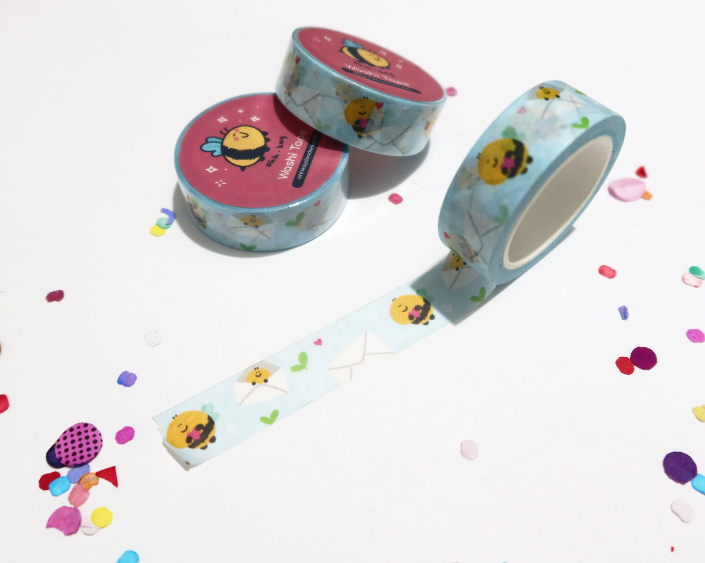 Happy Mail Bee Washi Tape